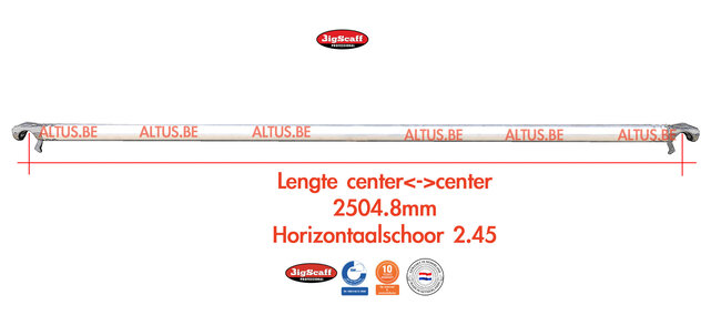 RS60 Horizontale schoor 2.45/2.50m