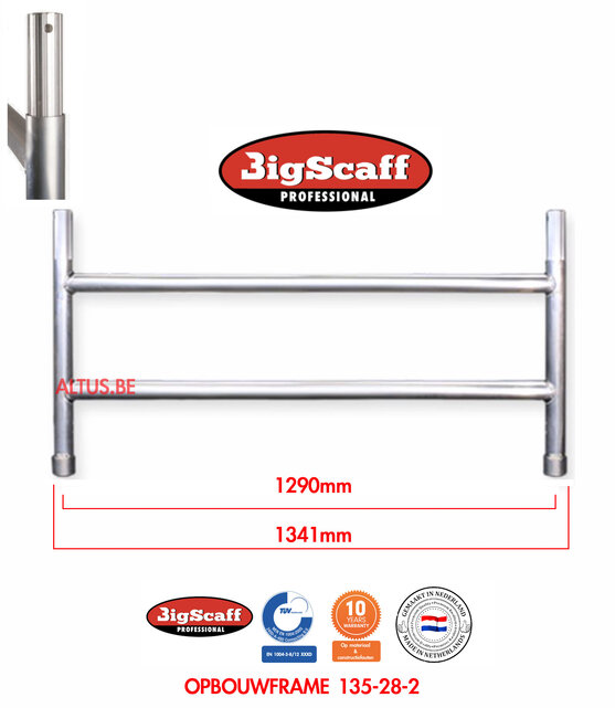 RS60 opbouwframe 135-28-2
