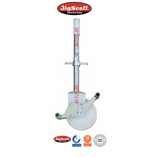 RS60  universeel wiel 200mm met stalen spindel