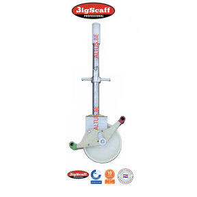 RS60  universeel wiel 200mm met stalen spindel