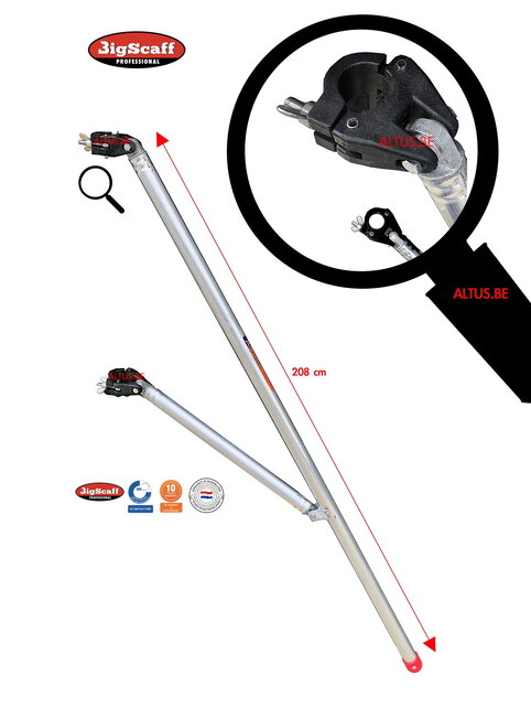 RS60 universele stabilisator 200 cm FIX