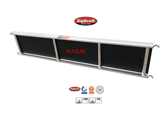 RS60 lichtgewicht platform 3.05 zonder luik Fibertech