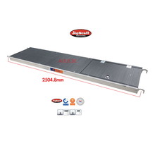 RS60 lichtgewicht platform 2.45 met luik Fibertech