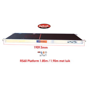 Platform met luik 185 (Hout)