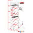 bigscaff RS62 Prof. alu rolsteiger 1.35m x 3.05m x 8.20m Ph= 10.20m Wh