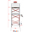 bigscaff RS62 Prof. alu rolsteiger 1.35m x 2.45m x 6.20m Ph= 8.20m Wh