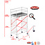 bigscaff RS62 Prof. alu rolsteiger 1.35m x 1.85m x 3.20m Ph= 5.20m Wh