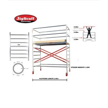 2.20m Stahoogte lengte 2.45m x 1.35m breedte