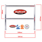 RS62 Prof. alu rolsteiger 1.35m x 1.85m x 2.20m Ph= 4.20m Wh