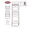 bigscaff RS61 Prof. alu rolsteiger 0.75m x 2.45m x 8.20m Ph= 10.20m WH