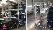 Vrachtwagen/ trekker steiger