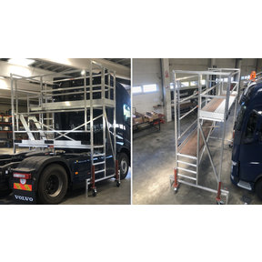 Vrachtwagen/ trekker steiger