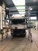 Vrachtwagen/ trekker steiger