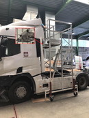 Vrachtwagen/ trekker steiger
