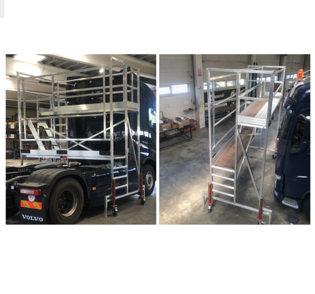 Vrachtwagen/ trekker steiger