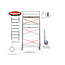 bigscaff RS61 Prof. alu rolsteiger 0.75m x 3.05m x 5.20m Ph= 7.20m Wh