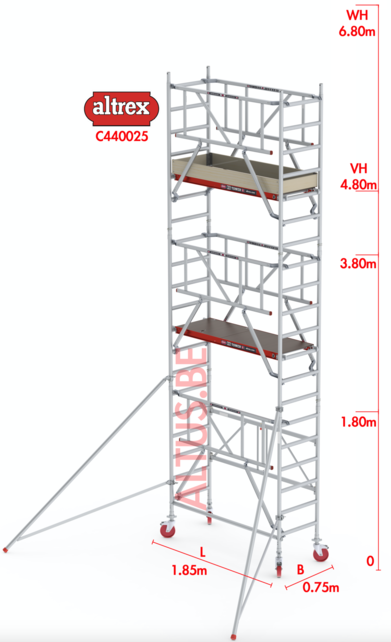 RS44-S POWER Safequick® 6.80m werkhoogte