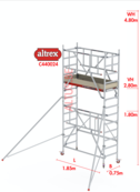RS44-S POWER Safequick® 4.80m werkhoogte