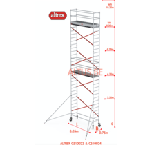 ALTREX RS TOWER 51-smal 0,75 x 3,05 x -10,20m WH