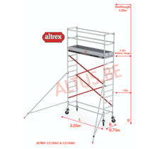 ALTREX RS TOWER 51-smal 0,75 x 3,05 x 5,20m WH