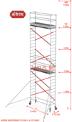 ALTREX RS TOWER 51-smal 0,75 x 2,45 x -9,20m WH