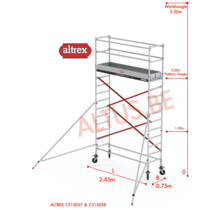 ALTREX RS TOWER 51-smal 0,75 x 2,45 x -5,20m WH