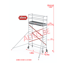 ALTREX RS TOWER 51-smal 0,75 x 1,85 x -5,20m WH