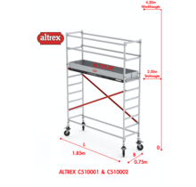 ALTREX RS TOWER 51-smal 0,75 x 1,85 x -4,20m WH