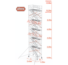 trapsteiger rs tower 53/1.35 x 2.45 x 14.20m werkhoogte
