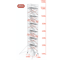 trapsteiger rs tower 53/1.35 x 2.45 x 12.20m werkhoogte