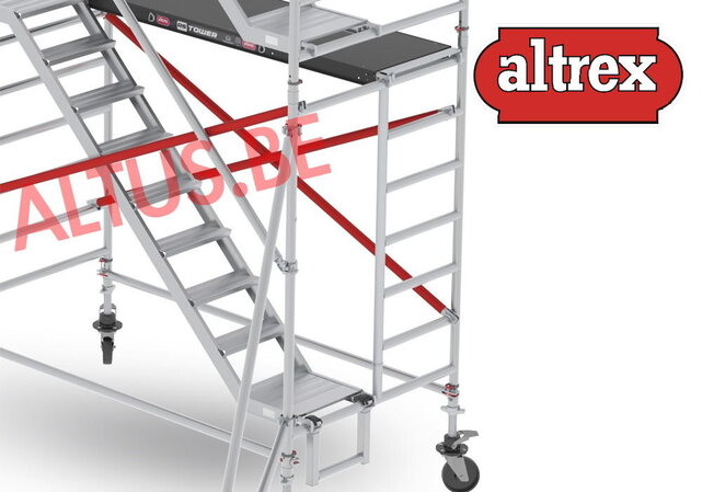 Altrex trapsteiger rs tower 53 /1.35 x 2.45 x 8.20m werkhoogte