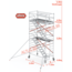 Altrex Altrex trapsteiger rs tower 53 /1.35 x 2.45 x 6.20m werkhoogte