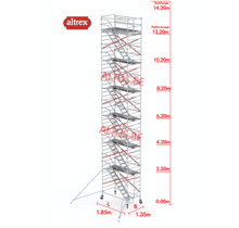 Altrex trapsteiger rs tower 53/1.35 x 1.85 x 14.20m werkhoogte