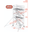 Altrex Altrex trapsteiger rs tower 53/1.35 x 1.85 x 6.20m werkhoogte