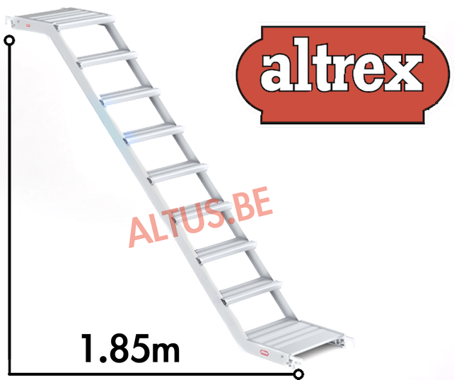 Altrex trapsteiger rs tower 53/1.35 x 1.85 x 4.20m werkhoogte