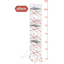 12.20m platformhoogte = 14.20m werhoogte