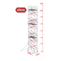 Altrex rolsteiger 1.35 x 2.45 x 12.20m vh = 14.20m wh
