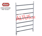 Altrex rolsteiger 1.35 x 2.45 x 6.20m vh = 8.20m wh