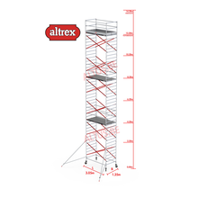 12.20m platformhoogte = 14.20m werkhoogte