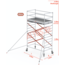 Altrex Altrex rolsteiger 1.35 x 3.05 x 3.20m vh = 5.20m wh