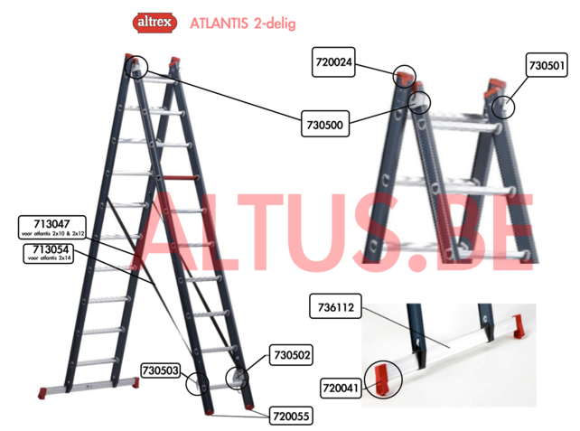 webband voor atlantis 2x10 /2x12