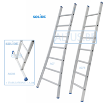 Solide professionele enkele ladder 7 treden 2.00m