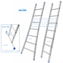 Professionele enkele ladder 7 treden 2.00m
