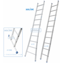 Professionele enkele ladder 10 treden 2.75m