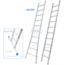 Solide Solide professionele enkele ladder 10 treden 2.75m