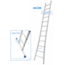Solide Solide professionele enkele ladder 12 treden 3.25m