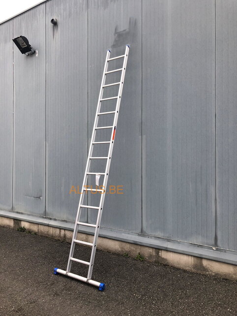 Solide professionele enkele ladder 14 treden 3.75m