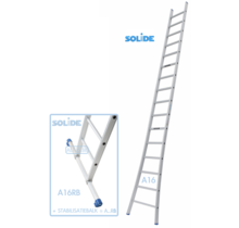 Solide professionele enkele ladder 16 treden 4.25m