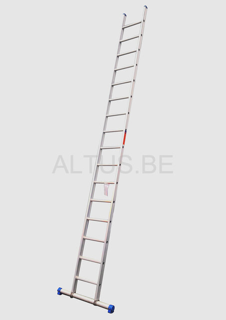 Solide professionele enkele ladder 16 treden 4.25m