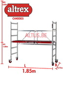 RS 44-power kamersteiger   0.75 x 1.85 x 3.00m WH 6-sports